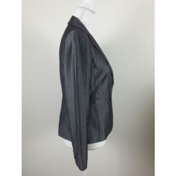 LOFT Wool Blend Pinstripe Career Blazer - Picture 2 of 6